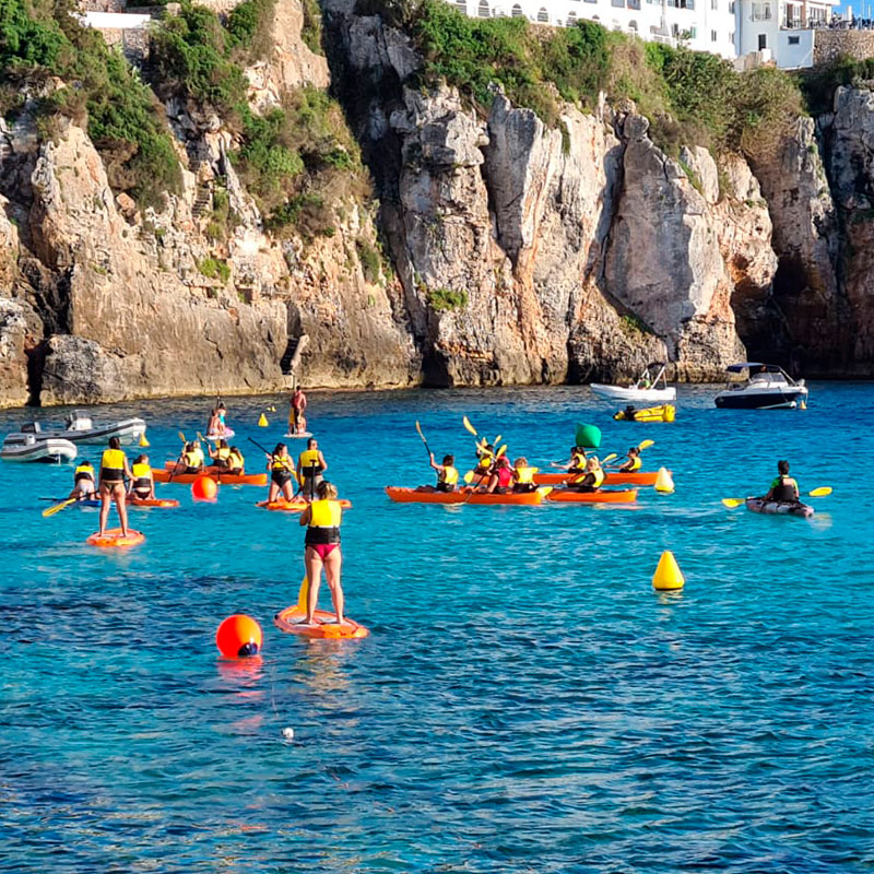 Cursos de kayak Menorca