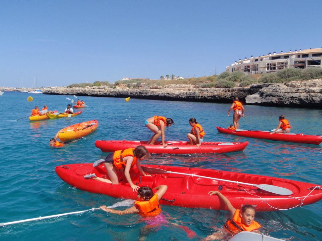Curso de kayak Menorca